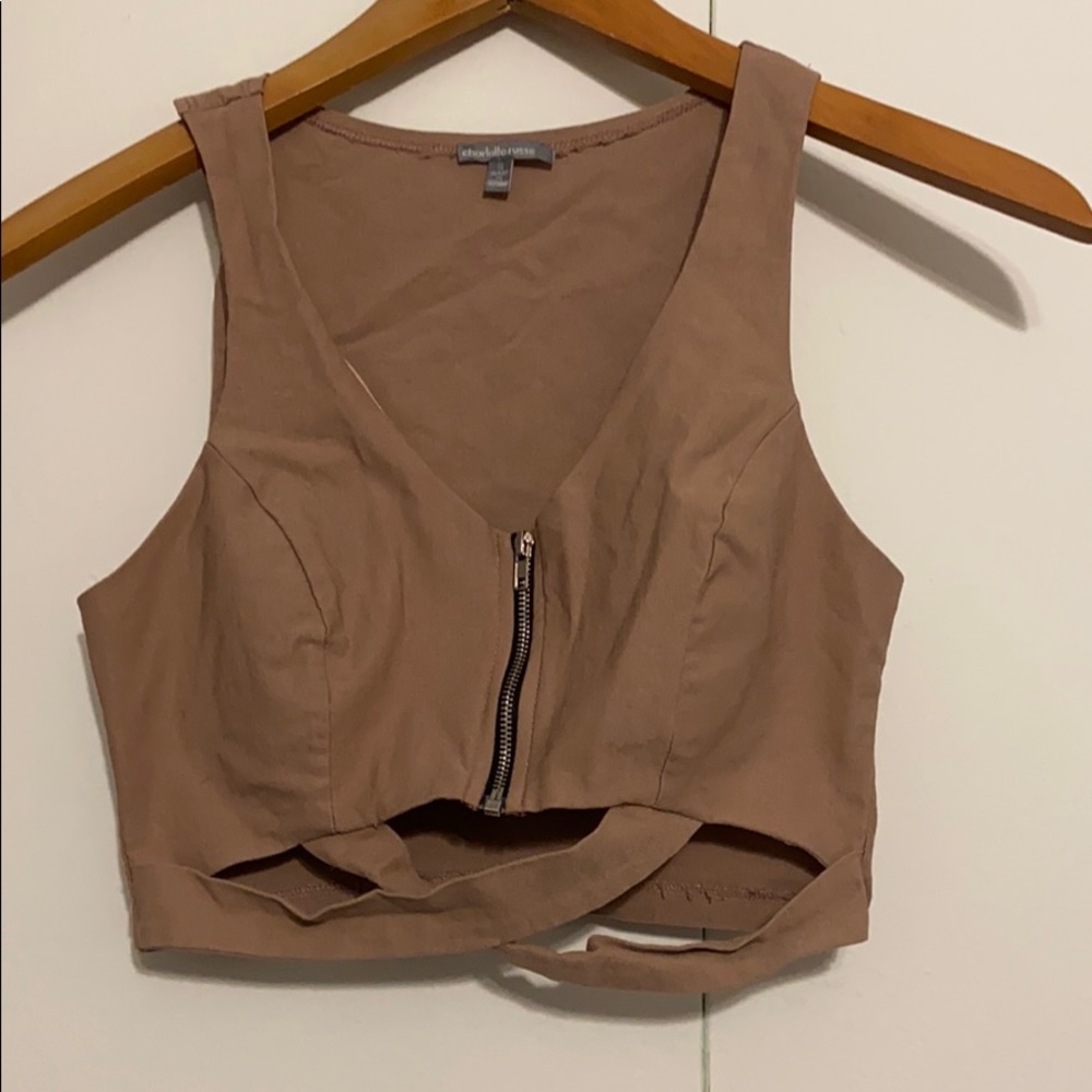 Mauve crop top